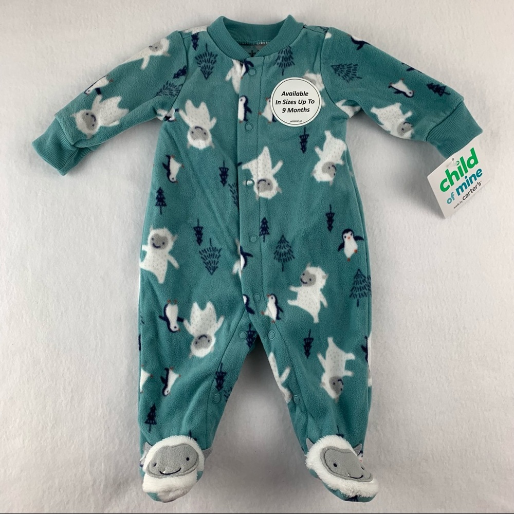 Carter’s Child of Mine Yeti Penguin Sleep-n-Play